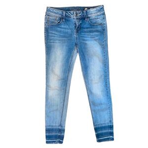 Miss me distressed ankle skinny jeans size 26